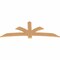 Ekena Millwork Davenport Timber Gable Bracket, Western Red Cedar, 84"W x 31"H x 1 1/2"D x 5 1/2"F, 9/12 Pitch GBW084X31X0206DAV00SWR - alternate 3